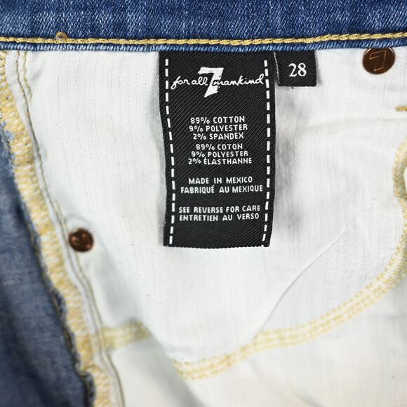 7 For All Mankind “Josefina” Jeans, Distressed - Picture 10 of 10